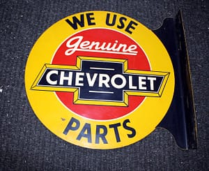 Vintage Signs, Chevrolet Flange