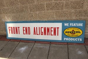 "Old Gas & Oil Signs" Pennzoil sign vintage
