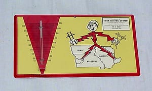 Vintage Thermometer Reddy Kilowatt, OLD SIGNS, Old Unique Advertising Signs , Vintage advertising signs