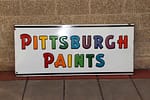 vintage Pittsburgh Paints. 30" x 72" signs in our collection