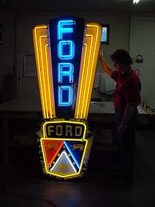 Ford Jubilee sign,neon signs for sale,metal signs