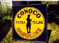 Old Gas & Oil Signs .. Conoco Gasoline,vintage neon signs