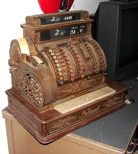 Collectible Signs .. National Cash register, Brass
