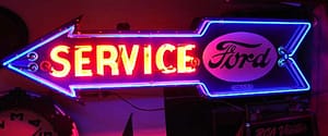 Ford porcelain sign."In My Collection"....