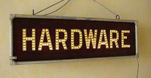 Porcelain Neon Signs // Hardware Punched Tin Sign Mc Savney