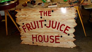 Porcelain Neon Signs The Fruit Juice sign,neon signs