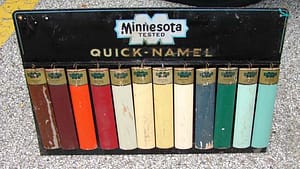 " Collectible Signs " Paint sign for Minnesota Quick-namel