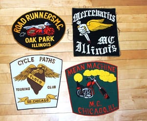 ( Vintage Signs ) Patches for Biker or Motorcycle Clubs