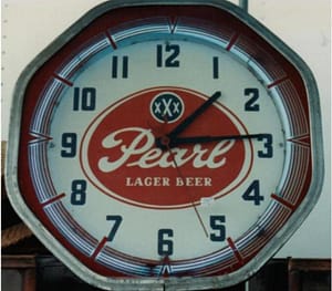 Lackner Vintage Advertising Neon Clocks