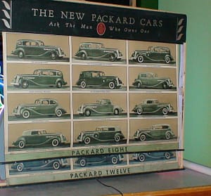 " Old Gas & Oil Signs " The New Packard Cars