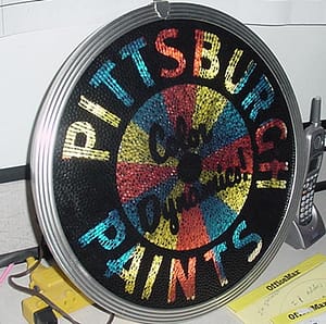 Vintage Signs ,Pittsburgh Paints animated light up sign