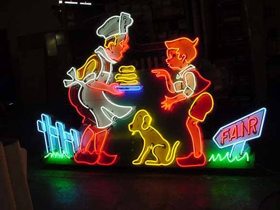 Howard Johnson Porcelain Neon Sign, Vintage Signs ... Excellent all original condition & its large at approx. 10' wide and 6' tall
