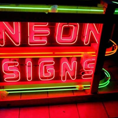 " Porcelain Neon Signs " Old Porcelain neon sign....Vintage Advertising signs from 1800's to the 2000's