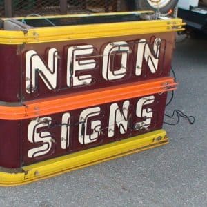 Old Porcelain neon signs " Vintage Porcelain Neon Signs "