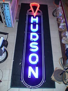 Old Gas & Oil Signs neon porcelain Hudson sign,vintage neon signs