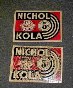 Collectible Signs Nichol Kola tin sign,vintage tin signs