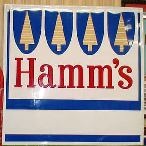Vintage Metal Signs , Old Hamm's Tin sign