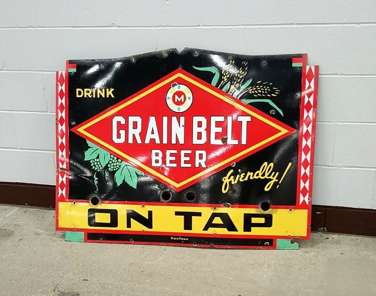 porcelain neon signs // for Grain Belt Beer